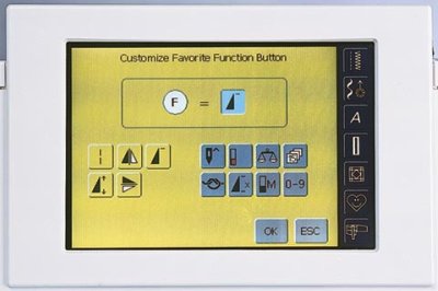 Picture of Bernina favorite function feature
