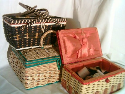 Sewing Baskets and Boxes