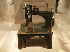 Isaac Singer sewing machine, dated 1854