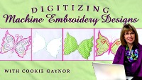 Digitizing machine embroidery designs video course